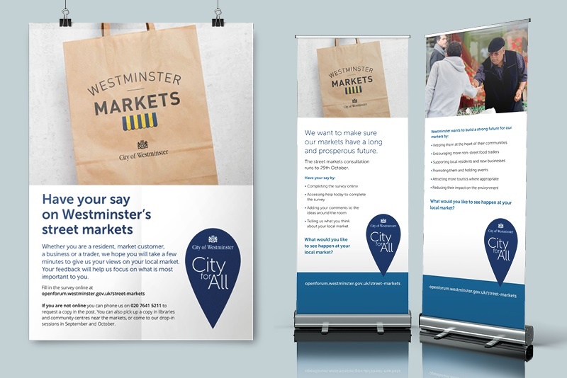 Westco Market Consultation Project Banner & Flyer