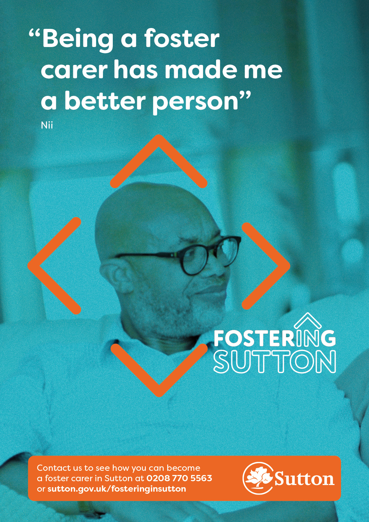 32_27 - SUT_Sutton Foster Carers Recruitment Campaign Phase 2_A4_Poster_quote_AW2