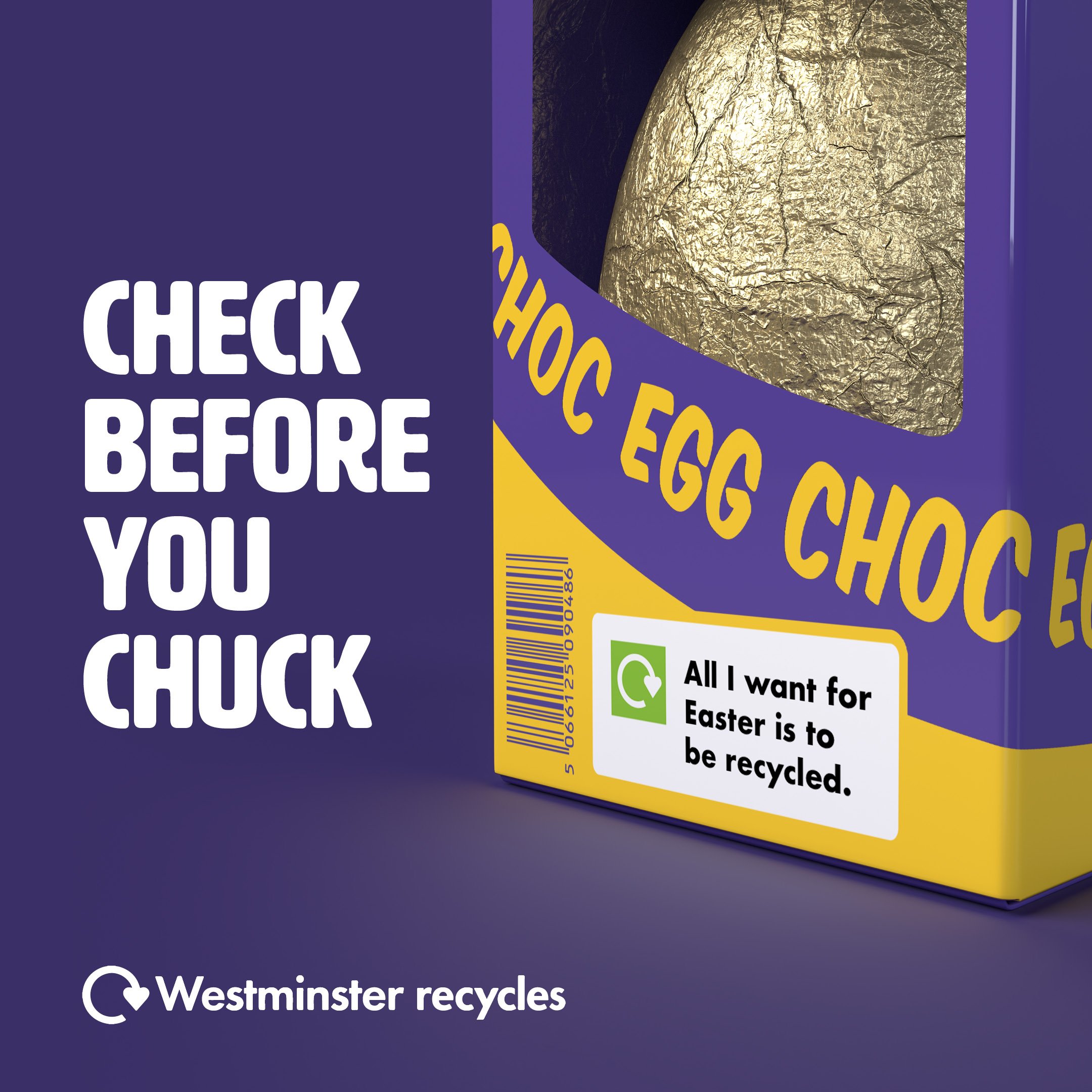 Easter egg recycling
