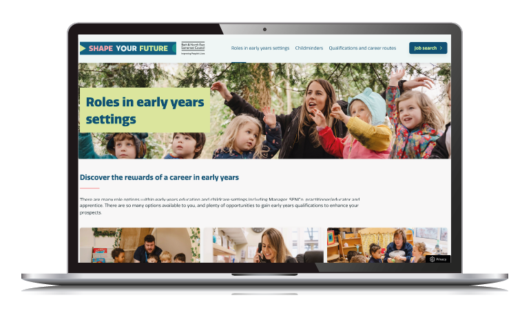 website home page