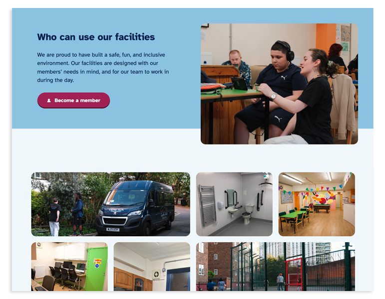 facilities page